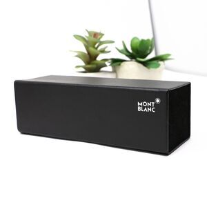 Montblanc Black Eyeglass Sunglasses Case w/ Cloth